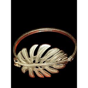 1970s Lucky Brand gold palm tree clamp bracelet